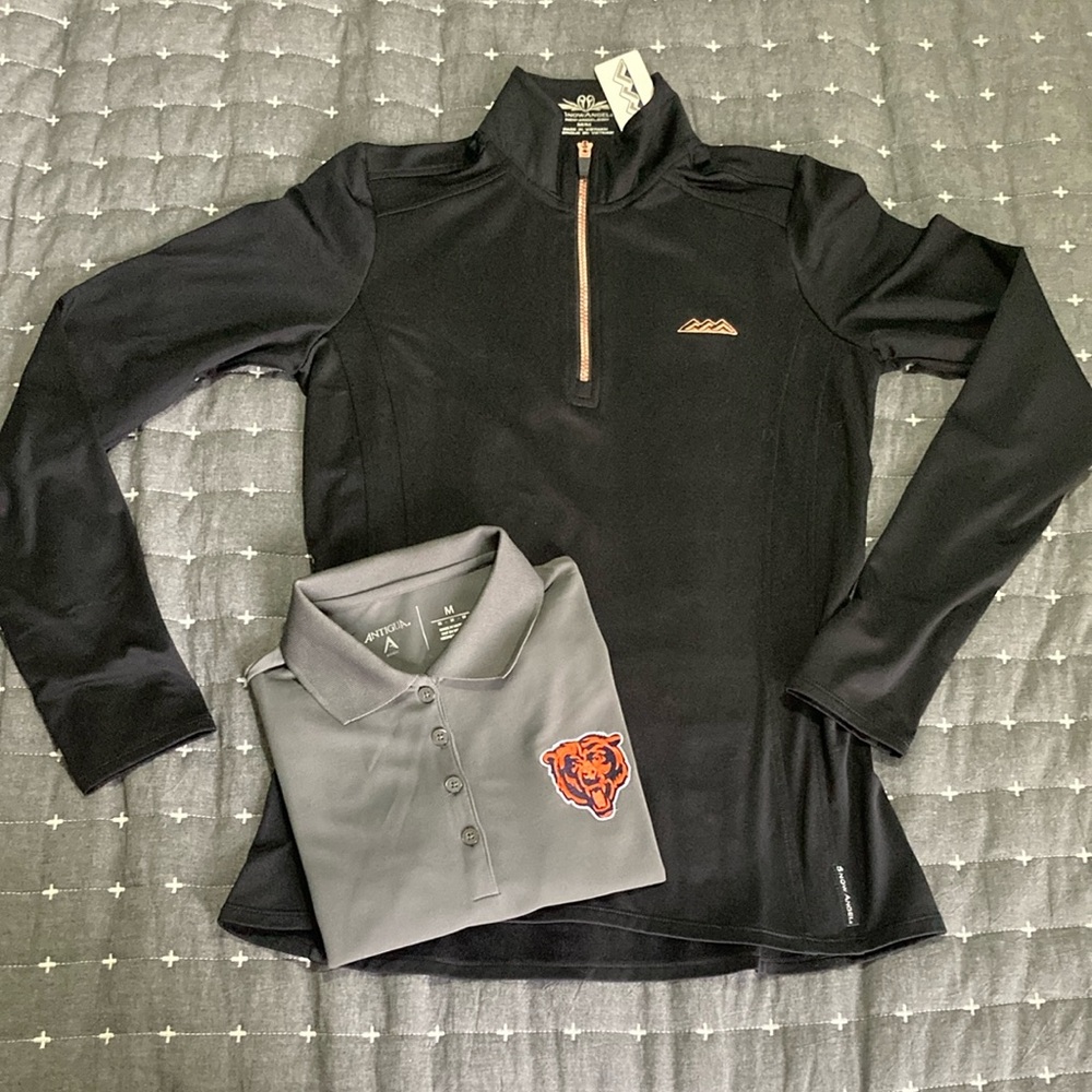 NEW Snow Angel zip fleece + free shirt s.M